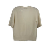 VERONICA B CASHMERE TOPS CREAM S