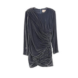 CINQ A SEPT VELVET DRESSES BLUE S | 6
