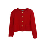 J CREW LONG SLEEVE CARDIGANS RED S