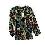 FITZROY&WILLA PRINT TOPS BLACK S
