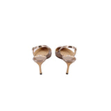JIMMY CHOO SLINGBACK HEELS ROSE GOLD 37.5 EU | 7 US