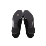 Black loafer heels with BODEN logo on the inner lining