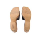 FRANCO SARTO CORK PLATFORM BLACK 7.5 US