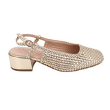TALBOTS SLINGBACK HEELS GOLD 7 US