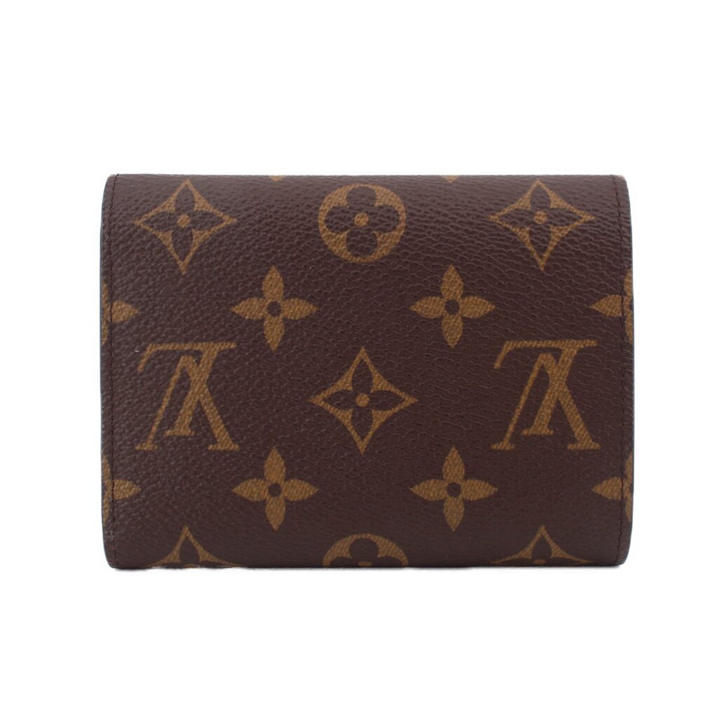 Louis Vuitton Victorine monogram wallet front flap with all-over gold logo pattern