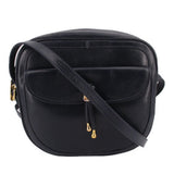 GUCCI VINTAGE LEATHER CROSSBODYS NAVY