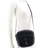 GUCCI VINTAGE LEATHER CROSSBODYS NAVY