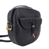 GUCCI VINTAGE LEATHER CROSSBODYS NAVY