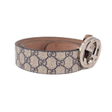 GUCCI SIGNATURE BELTS BLUE 90.36 | M
