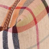 BURBERRY CHECK SHOULDER BAGS TAN