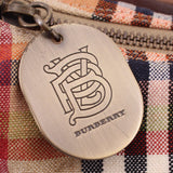 BURBERRY CHECK SHOULDER BAGS TAN
