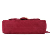 COACH TABBY 26 SUEDE SHOULDER BAGS FUCHSIA
