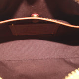 COACH KISSLOCK BARREL 28 SHOULDER BAGS TAN