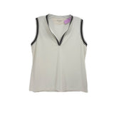 TORY BURCH SLEEVELESS TOPS WHITE L