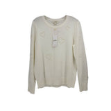 LILLY PULITZER PEARL SWEATERS WHITE L
