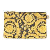 VERSACE BAROCCO PRINT CLUTCHES YELLOW/BLACK