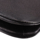 KATE SPADE AUBURN PLACE Cordelia black crossbody bag edge close-up with stitched trim.