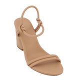 STEVE MADDEN LEATHER HEELS NUDE 7.5 US