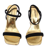 JEFFREY CAMPBELL GEOMETRIC SANDALS GOLD 8 US