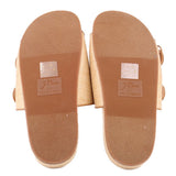 J CREW RAFFIA SANDALS TAN 6.5