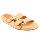 J CREW RAFFIA SANDALS TAN 6.5 US