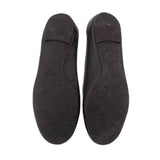 TORY BURCH LEATHER FLATS BLACK 9 US