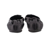 TORY BURCH LEATHER FLATS BLACK 9 US