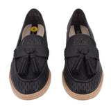 FRANCO SARTO PERFORATED LOAFERS BLACK 7 US
