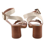 NORDSTROM LEATHER HEELS BROWN 7.5 US