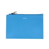 FURLA LEATHER POUCHES BLUE
