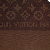 LOUIS VUITTON SHINE SHAWL SCARVES BROWN