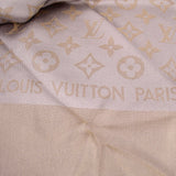 LOUIS VUITTON SHINE SHAWL SCARVES GRAY