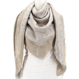 LOUIS VUITTON SHINE SHAWL SCARVES GRAY