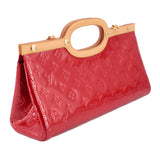 LOUIS VUITTON ROXBURY VERNIS SHOULDER BAGS RED
