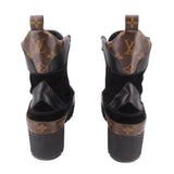 LOUIS VUITTON LAUREATE BOOTS BLACK/MONOGRAM 40.5 EU | 9.5 US