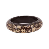 LOUIS VUITTON INCLUSION BANGLE BRACELETS BROWN