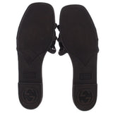 GUCCI INTERLOCKING G RUBBER SANDALS BLACK 39 EU | 9 US