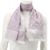 LOUIS VUITTON SILK SCARVES LILAC