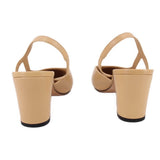 CHANEL SLINGBACK HEELS NUDE 40 EU | 9.5 US