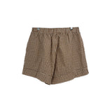 TUCKERNUCK CHECK SHORTS BROWN S