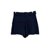 VERONICA B BELTED SHORTS NAVY S | 6