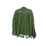 FREE PEOPLE PRINT TOPS GREEN M
