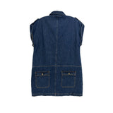 RE/DONE DENIM DRESSES BLUE L