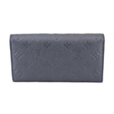 LOUIS VUITTON SARAH WALLETS BLUE EMPRIENTE