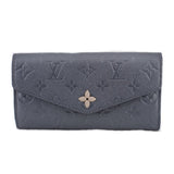 LOUIS VUITTON SARAH WALLETS BLUE EMPRIENTE
