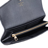 LOUIS VUITTON SARAH WALLETS BLUE EMPRIENTE