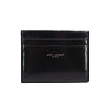 YSL CARD CASE WALLETS BLACK