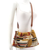 BA&SH JUNE WOVEN CROSSBODYS MULTI