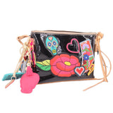 CONSUELA POPPY DOWNTOWN CROSSBODYS BLK/MULTI