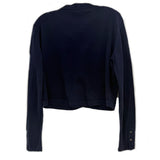 CHANEL CARDIGAN SWEATERS NAVY M